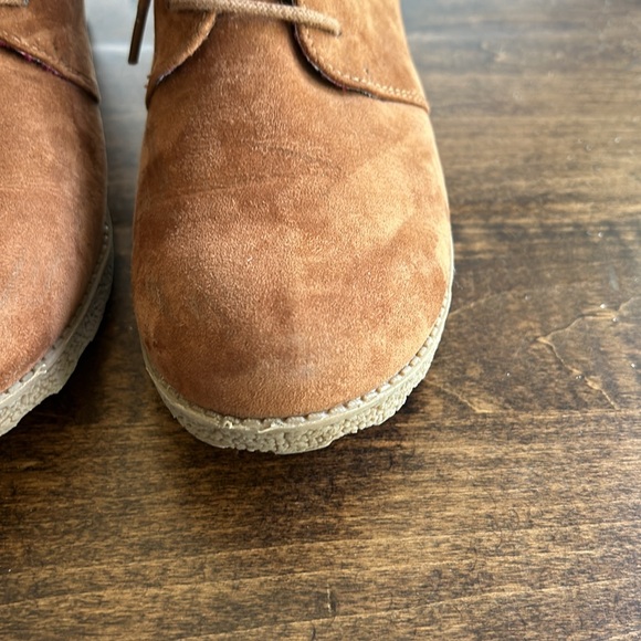 Mia Women's Chestnut Brown Jaimee Quilted Ankle Boots Size 5M - Picture 2 of 10